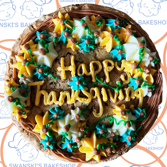 Thanksgiving Cookie Cake